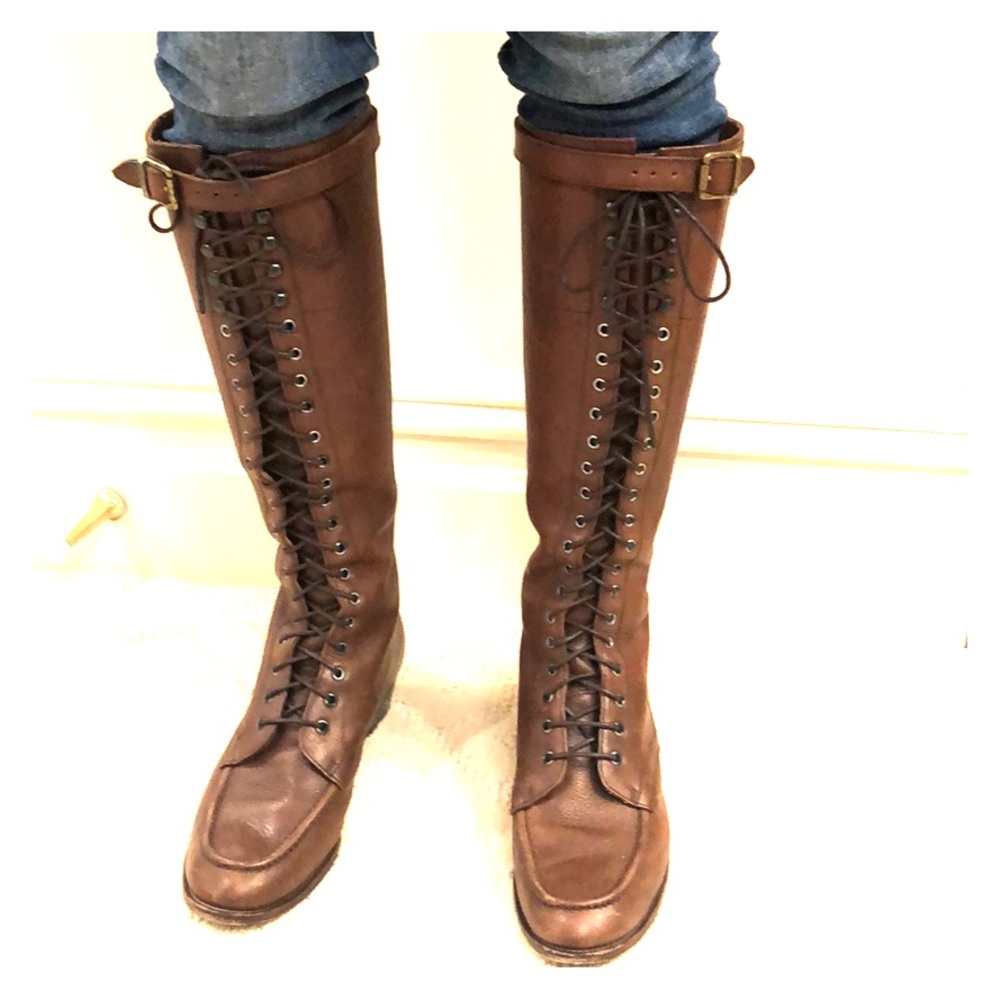 Ralph Lauren Lace up Boots